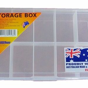 10 Compartment Clear Plastic Storage Box
