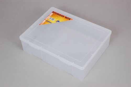 1 Compartment Clear Storage Box Large