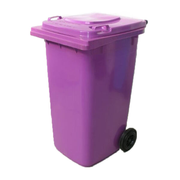 240 Litre Wheelie Bin in Purple