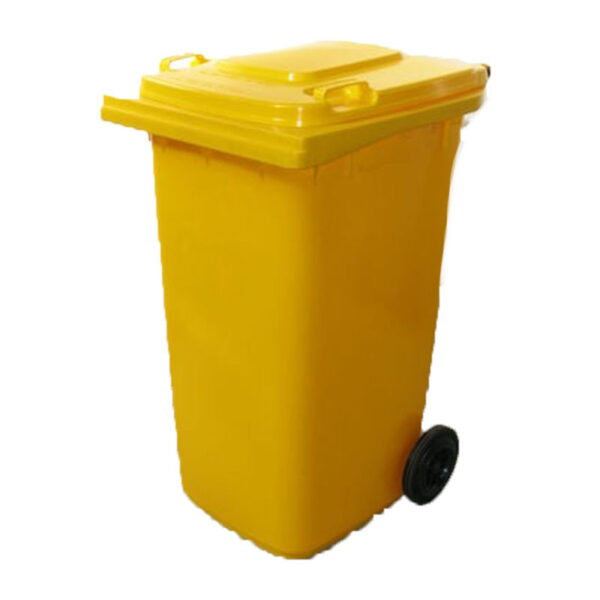 240 Litre Wheelie Bin Yellow