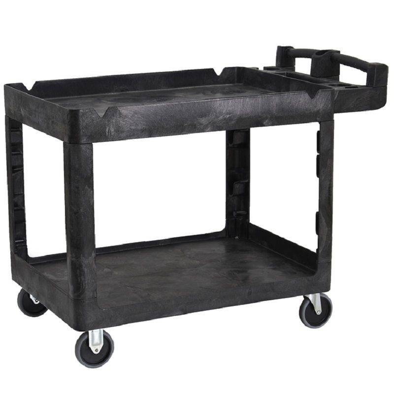 Large 2 Shelf Utility Trolley