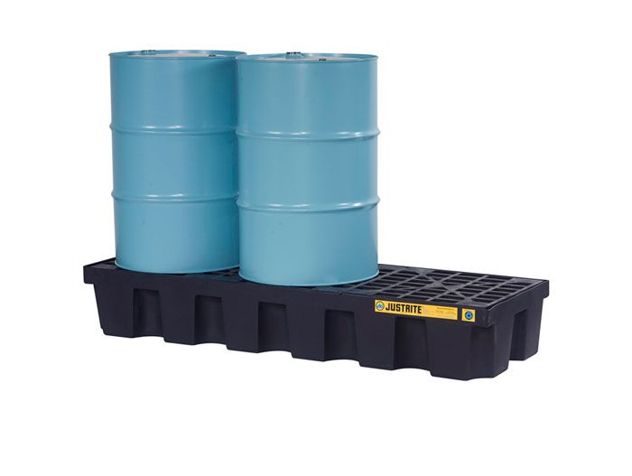 3 drum bund spill containment pallet 28627