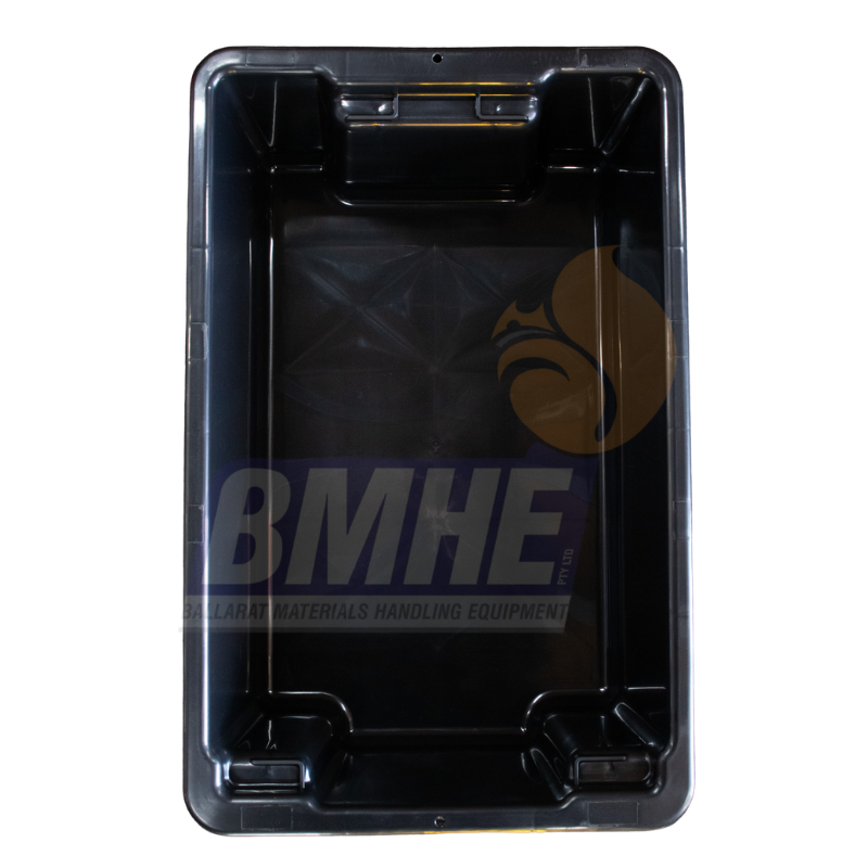 32 Litre Stack and Nest Crate Black - Image 2
