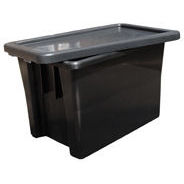 68 Litre StacknNest Crate Black - Image 2