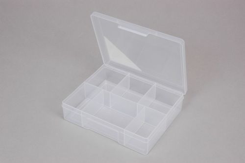6 Compartment Medium Plastic Storage Box 510 333