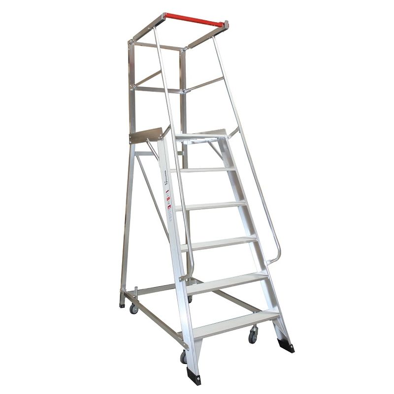 6 step order picking ladder