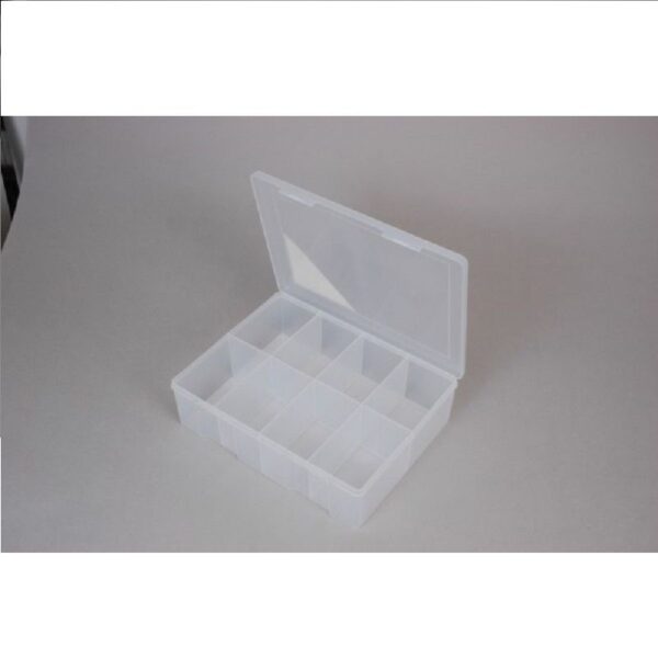 8 Compartment Clear Plastic Storage Box » BMHE