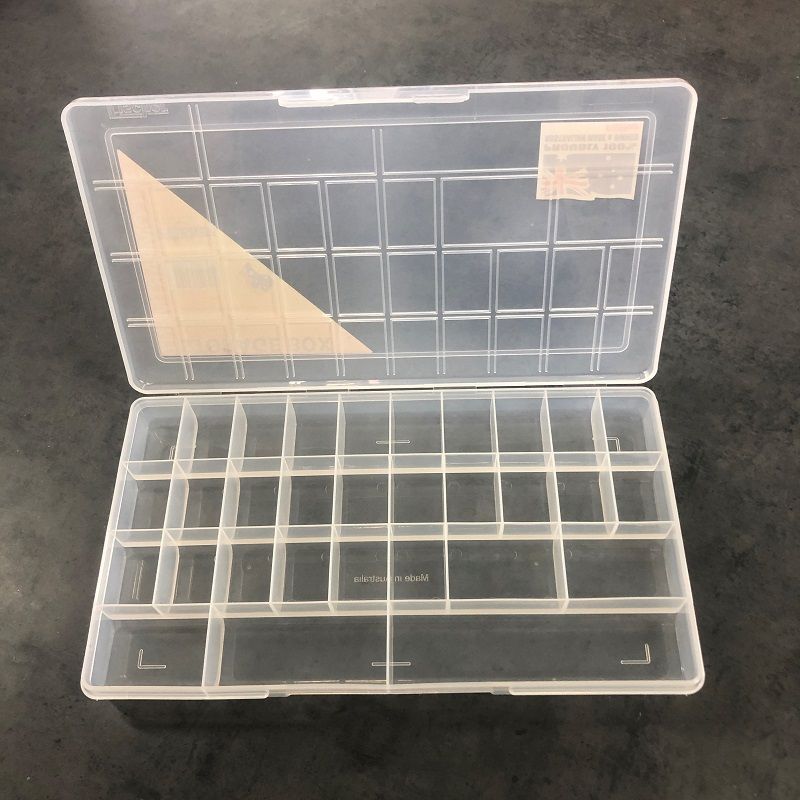 31 Compartment Clear Plastic Storage Box » BMHE