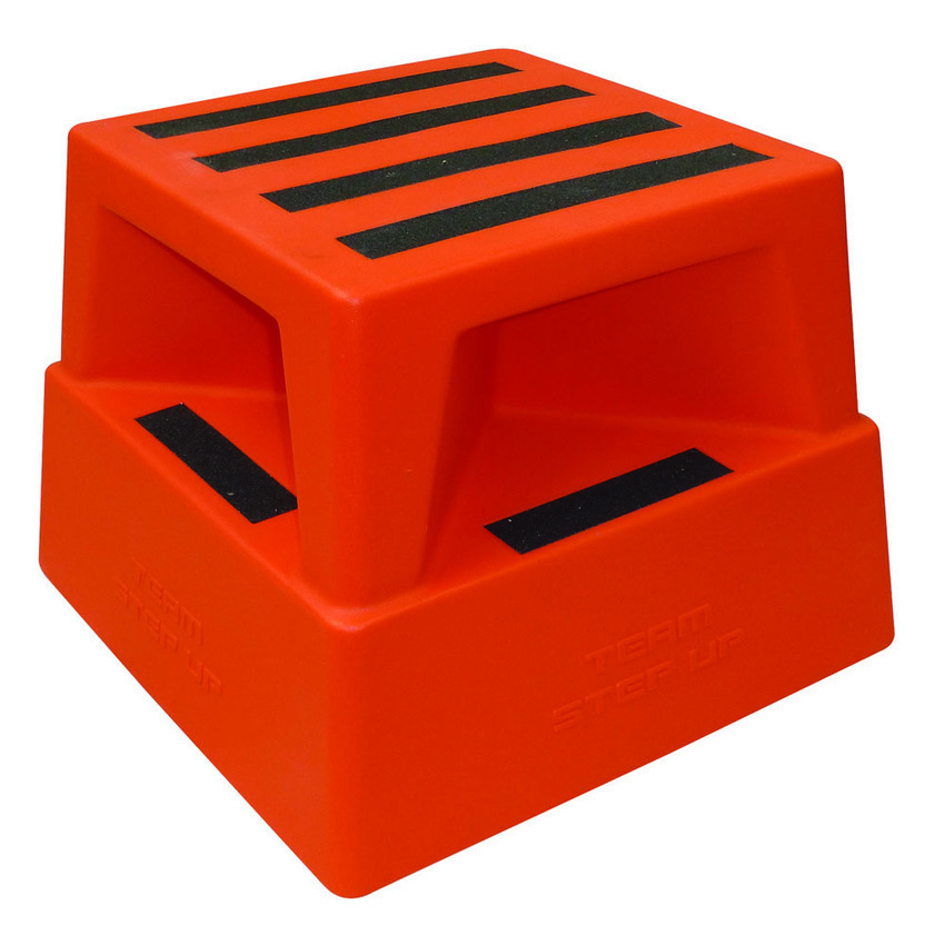 Square Step Stool Orange