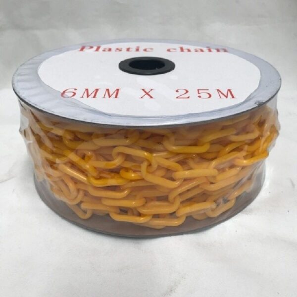 6mm Yellow Plastic Safety Chain – BMHE