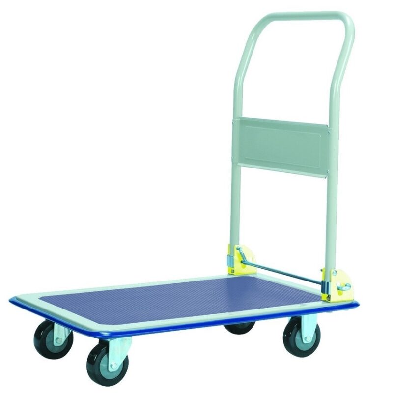 Small 745 x 485 Platform Trolley Folding Handle