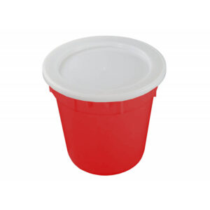 67 Litre Round Tapered Bin RED