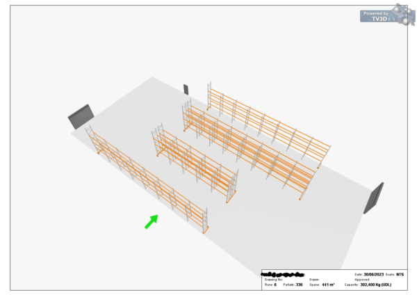Sample Floor Plan - 3D View