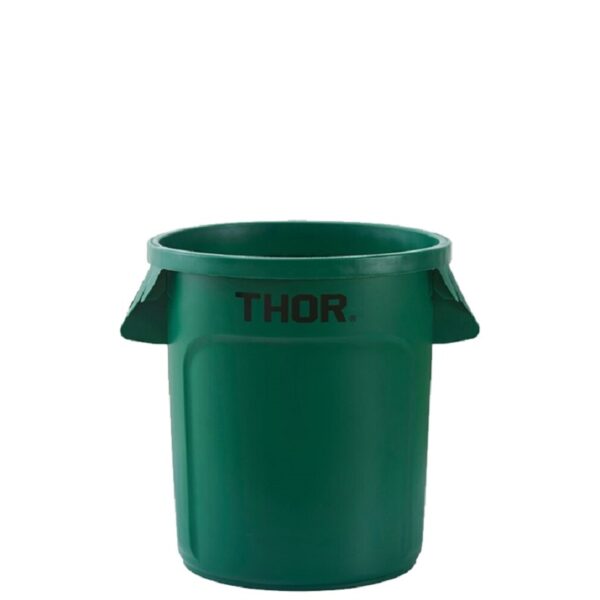 38 Litre Round Bin GREEN