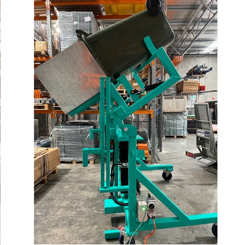 Industrial Bin Tipper 660 Operator Side
