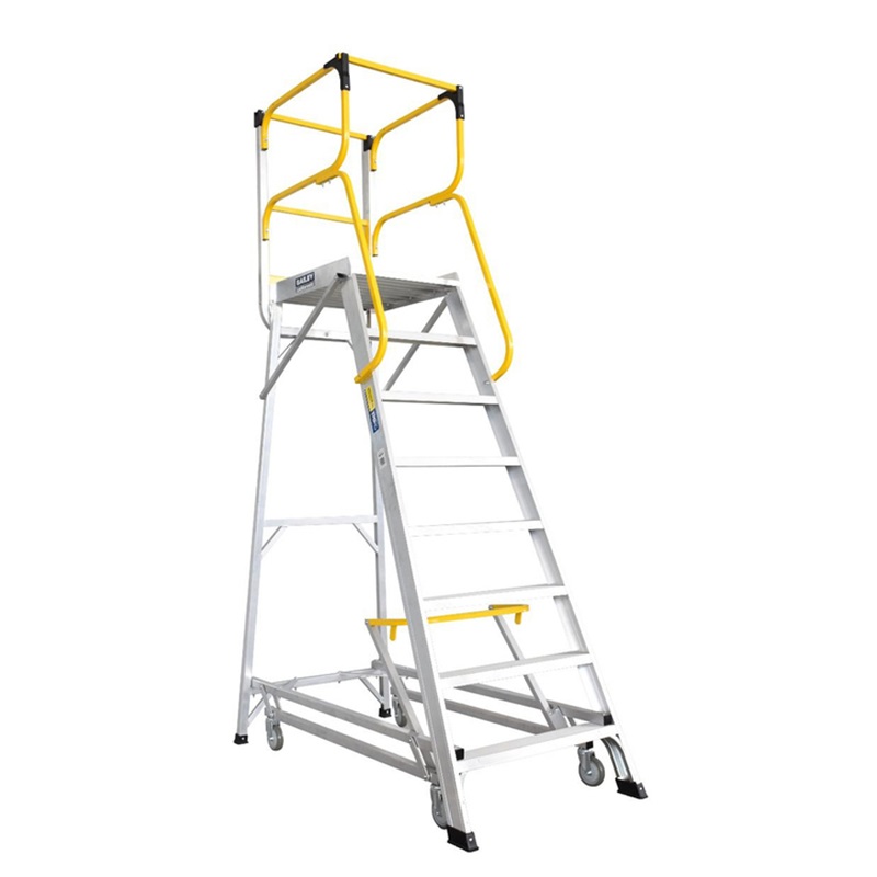 FS13596 8 step access platform ladder