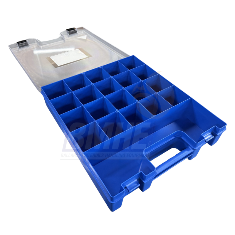 Ezipak Carry Case Blue Top Down Open