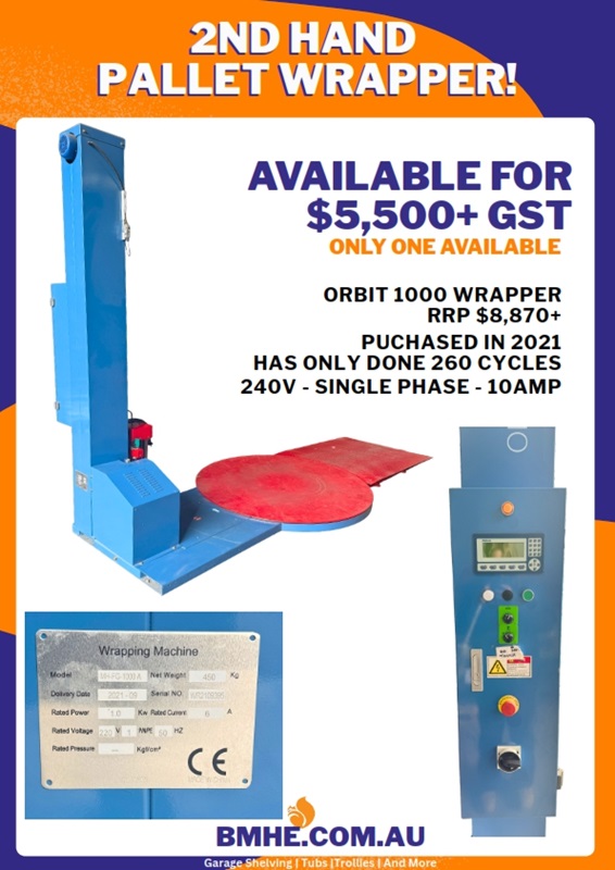 Orbit 1000 Used pallet wrapper